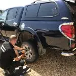 L200 Pickup Tyre Puncture repair by Mototyres 2 u Lincolnshire
